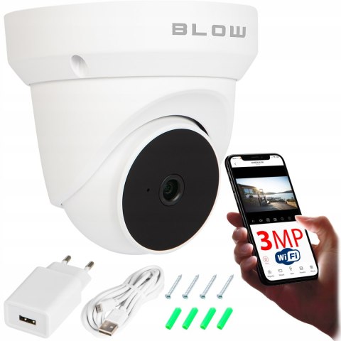 Kamera Wifi Zoom 3Mp Obrotowa Ip66 Ir Detekcja Ruchu Audio Dwukierunkowe