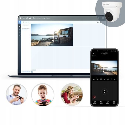 Kamera Wifi Zoom 3Mp Obrotowa Ip66 Ir Detekcja Ruchu Audio Dwukierunkowe
