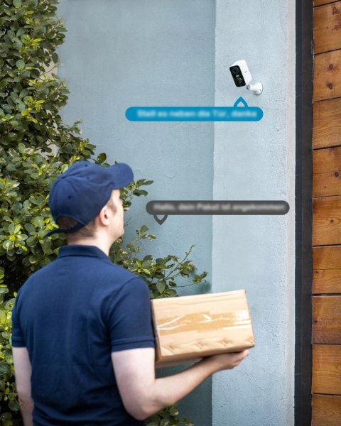 Kamera Zewnętrzna 2K Hd Z Panelem Słonecznym, Wifi, Alexa, Pir, Audio