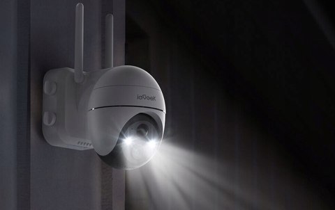 Kamera Zewnętrzna Wi-Fi 2K 3Mp Z Panelem Słonecznym I 4-Krotnym Zoomem