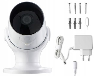 Kamera Zewnętrzna Wifi 1080P Hama Z Czujnikiem Ruchu I Noktowizją 110°