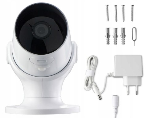 Kamera Zewnętrzna Wifi 1080P Hama Z Czujnikiem Ruchu I Noktowizją 110°