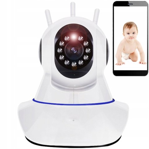 Niania 360° Wi-Fi Sterowana Telefonem - Monitoring Dziecka I Nocny Widok