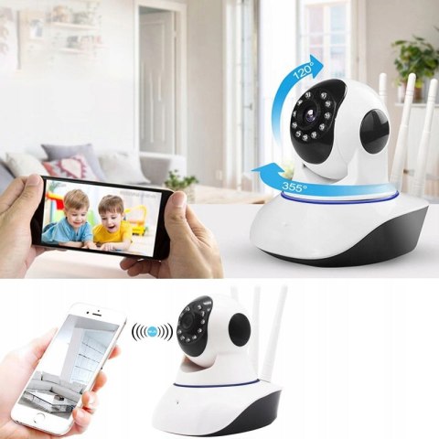 Niania 360° Wi-Fi Sterowana Telefonem - Monitoring Dziecka I Nocny Widok