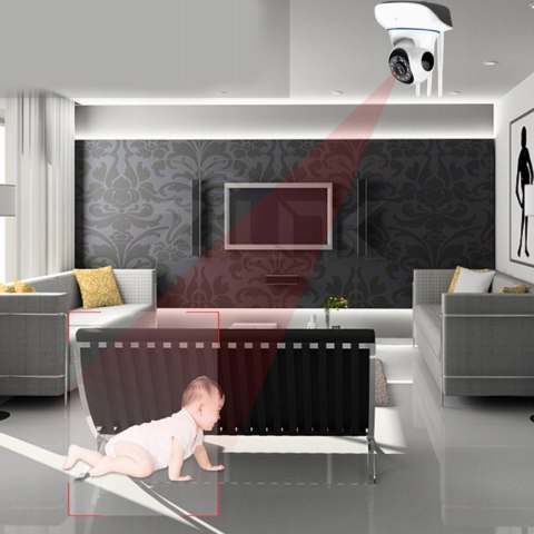 Niania 360° Wi-Fi Sterowana Telefonem - Monitoring Dziecka I Nocny Widok