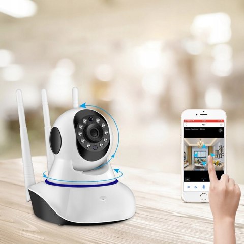 Niania 360° Wi-Fi Sterowana Telefonem - Monitoring Dziecka I Nocny Widok
