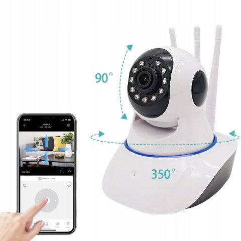 Niania 360° Wi-Fi Sterowana Telefonem - Monitoring Dziecka I Nocny Widok