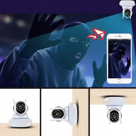 Niania 360° Wi-Fi Sterowana Telefonem - Monitoring Dziecka I Nocny Widok