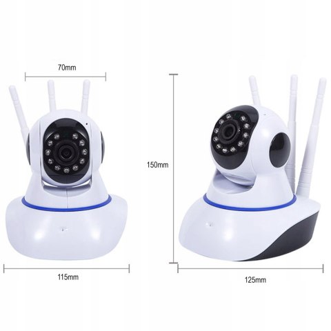 Niania 360° Wi-Fi Sterowana Telefonem - Monitoring Dziecka I Nocny Widok