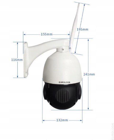 Obrotowa Kamera Ip 5Mpx Z 20X Zoomem, Wodoodporna, Aplikacja Mobilna