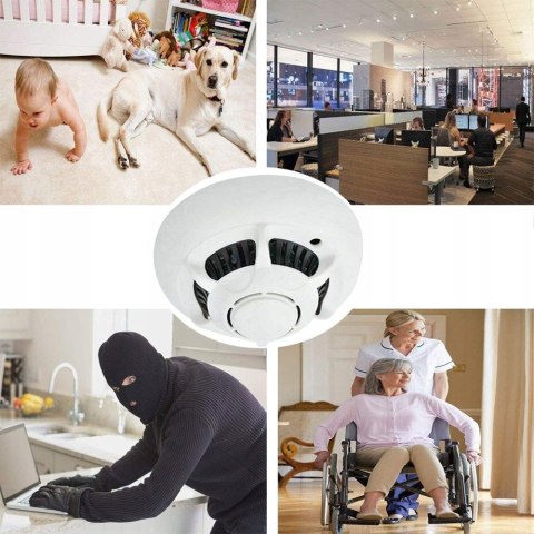 Ukryta Kamera W Czujniku Dymu Wifi Full Hd Z Podglądem Na Żywo Z Aplikacji