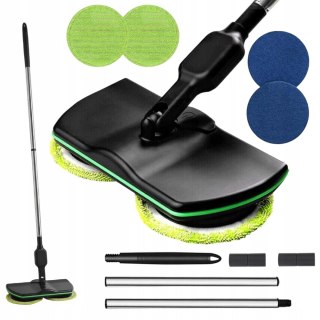Elektryczny Bezprzewodowy Mop Ręczny Obrotowy 50Min Do Podłóg +2 Nakładki