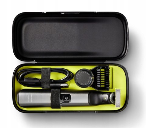 Golarka Philips Oneblade Pro 360: Przycinanie Z Etui, Nasadkami I Podstawą