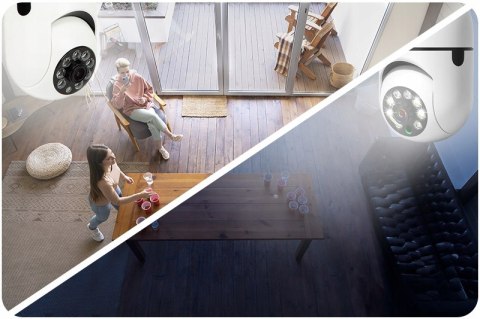 Inteligentna Żarówka Z Kamerą 1080P Fullhd, Monitoring Wifi Na Telefon