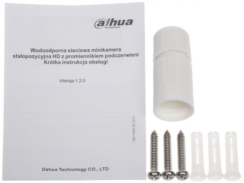 Kamera Ip Dahua 4Mp Poe Ir 30M Wdr 3D-Dnr H.265 Do Monitoringu, Na Zewnątrz