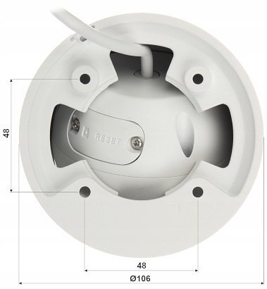 Kamera Ip Dahua 5Mp Wizsense Poe 2.8Mm Obiektyw, 50M Ir, 97° Kąt, Micro Sd