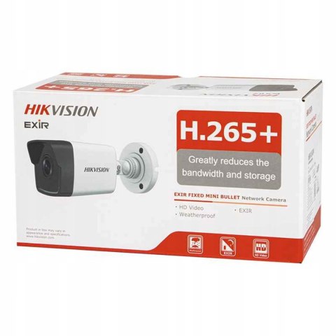 Kamera Ip Hikvision Ds-2Cd1041g0-I/Pl 4Mp Bullet 2,8Mm Poe Ip67 100° We/Wz