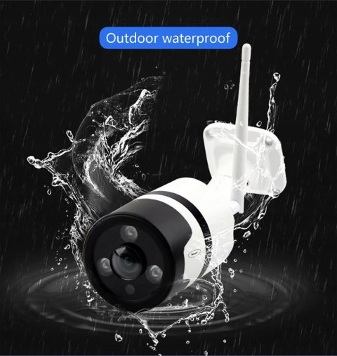 Kamera Ip Wifi Full Hd 1080P 180° Panoramiczna Z Wykryciem Ruchu, Ip66