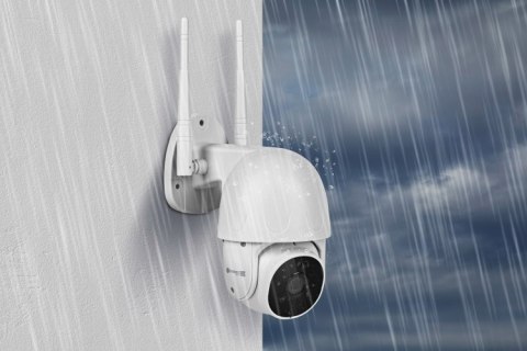 Kamera Obrotowa Zewnetrzna 1080P Ip Wifi Ip66 Tuyasmart Detekcja Ruchu Ir