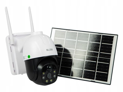 Kamera Solarna 4G Na Kartę Sim 3Mpx, Obrotowa, Śledzenie Ruchu, Smart Apka