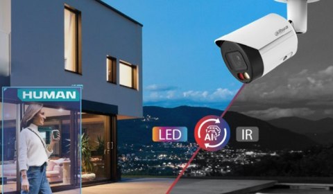 Kamera Tubowa Dahua 2Mp 1080P Smart Dual Illumination 40M Ir/Led 3.6Mm