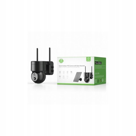 Kamera Wifi Ptz 3Mp Ip65 Bezprzewodowa Z Panelem Słonecznym Tuya Smart Life