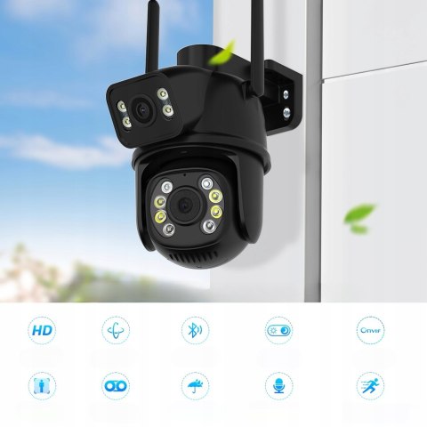 Kamera Zewnętrzna Obrotowa 8Mp Wifi, 4X Zoom, Ip66, Ultra Hd