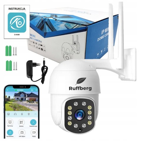 Kamera Zewnętrzna Obrotowa Sim 3G/4G Bez Wifi 350°/110° Detekcja Ruchu
