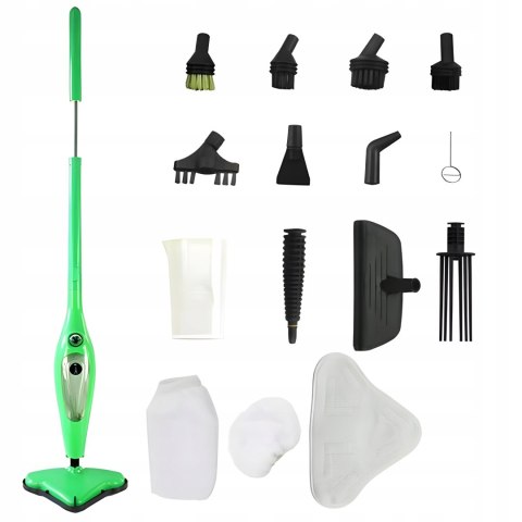 Mop Parowy 1300W Retoo - Ekologiczna Myjka Z 12 Akcesoriami, 400Ml