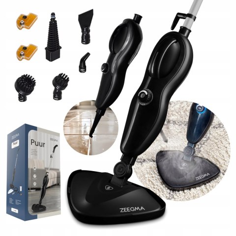 Mop Parowy 1500W Do Dezynfekcji I Czyszczenia | 7 Końcówek, Gotowy 25 Sek