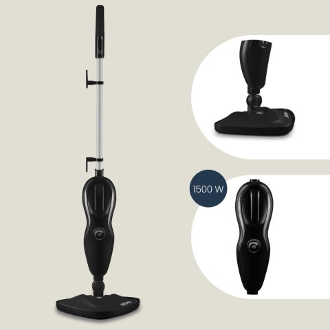 Mop Parowy 1500W Do Dezynfekcji I Czyszczenia | 7 Końcówek, Gotowy 25 Sek