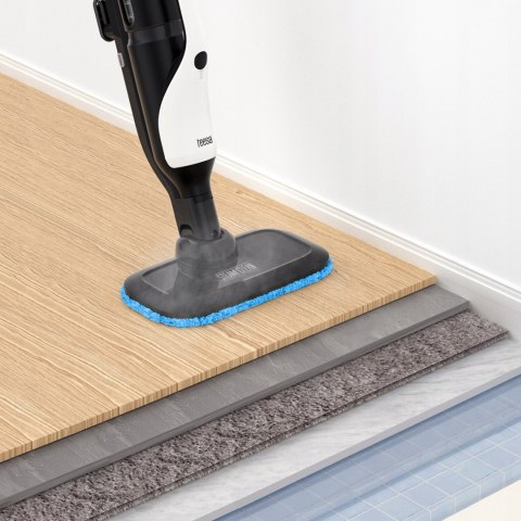 Mop Parowy Teesa Steam Clean 1500W 380Ml Z Funkcją Myjki Oraz Akcesoriami