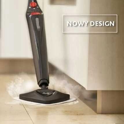 Mop Parowy Vileda 1550W - 2 Wkłady Mikrofibry I Nakładka Do Dywanów 400Ml