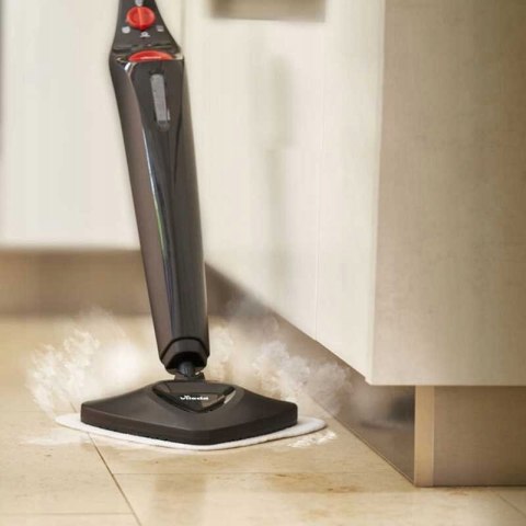 Mop Parowy Vileda Steam Plus 3 Wkłady + Nakładka Do Dywanów 99,9% Czystość