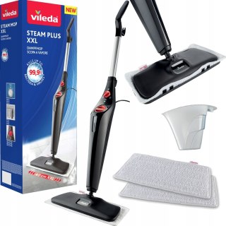 Mop Parowy Vileda Steam Plus Xxl Z Pojemnikiem I Wkładami Mikrofibra