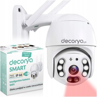 Obrotowa Kamera Zewnętrzna Wifi Full Hd 360° Z Alarmem Podgląd Na Telefon