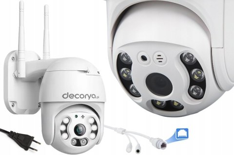 Obrotowa Kamera Zewnętrzna Wifi Full Hd 360° Z Alarmem Podgląd Na Telefon