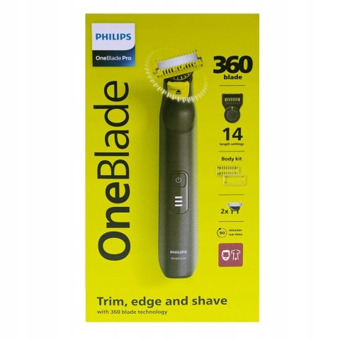 Philips Oneblade Pro 360 - Wielofunkcyjna Golarka Wodoodporna 120Min
