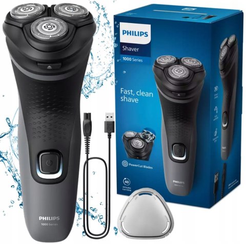 Elektryczna Golarka Philips 27 Ostrzy Powercut 4D Flex Ipx7 Bezprzewodowa