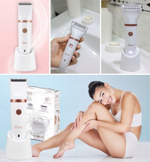 Golarka 3W1 Do Ciała, Bikini, Nóg I Pach - Wodoodporna, Usb, Akumulatorowa