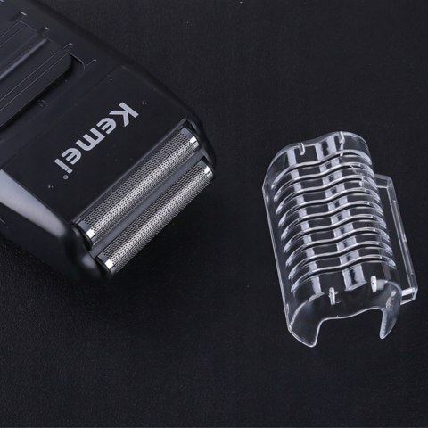 Golarka Foliowa Kemei Bezprzewodowa Męska Broda 14000Rpm Trymer Usb Lcd
