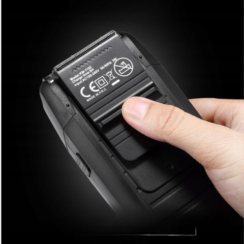 Golarka Foliowa Kemei Bezprzewodowa Męska Broda 14000Rpm Trymer Usb Lcd