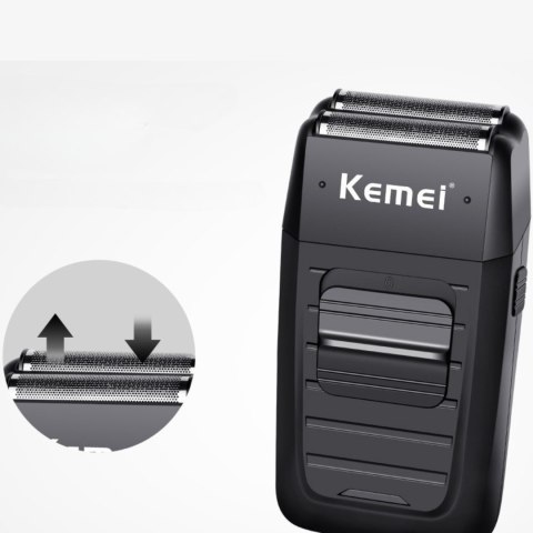 Golarka Foliowa Kemei Bezprzewodowa Męska Broda 14000Rpm Trymer Usb Lcd
