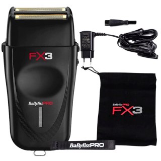 Golarka Męska Foliowa Babyliss Fx3 Metalowa 10 000 Obrotów Led 4-Artists