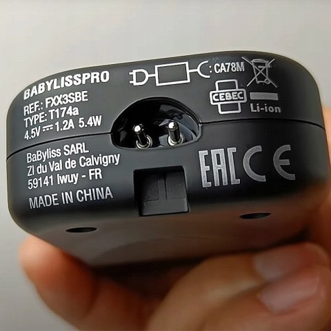 Golarka Męska Foliowa Babyliss Fx3 Metalowa 10 000 Obrotów Led 4-Artists