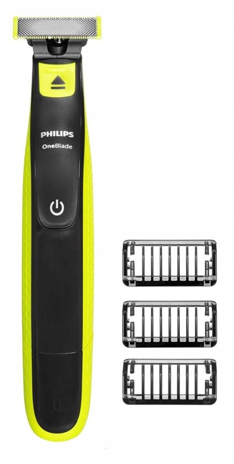 Golarka Philips One Blade Trymer 3 Nasadki Do Zarostu - Na Sucho I Mokro