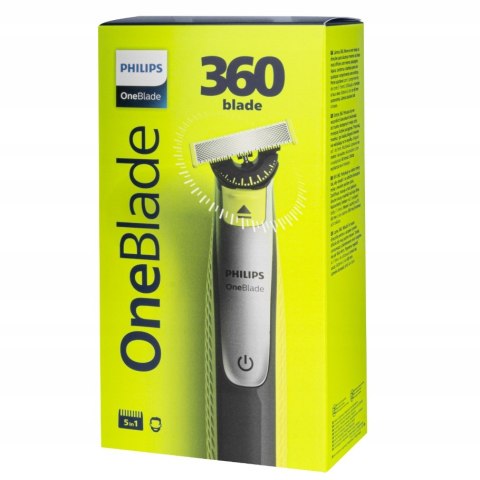 Golarka Philips Oneblade 360 5W1 Z Etui - Przycina, Modeluje I Goli Twarzy