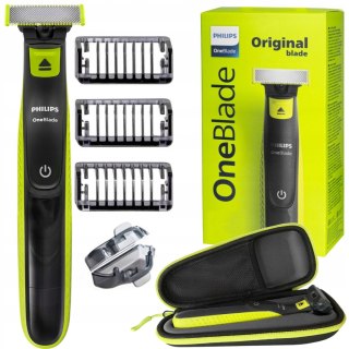 Golarka Philips Oneblade Do Zarostu - 3 Nasadki Etui, Na Mokro I Sucho