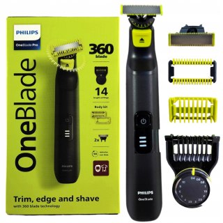 Golarka Philips Oneblade Pro 360 Qp6542/15 Twarzy I Ciała, 90 Min, Ostre