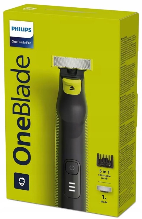 Golarka Philips Oneblade Pro - Dwustronne Ostrze, Wodoodporna, Do Zarostu